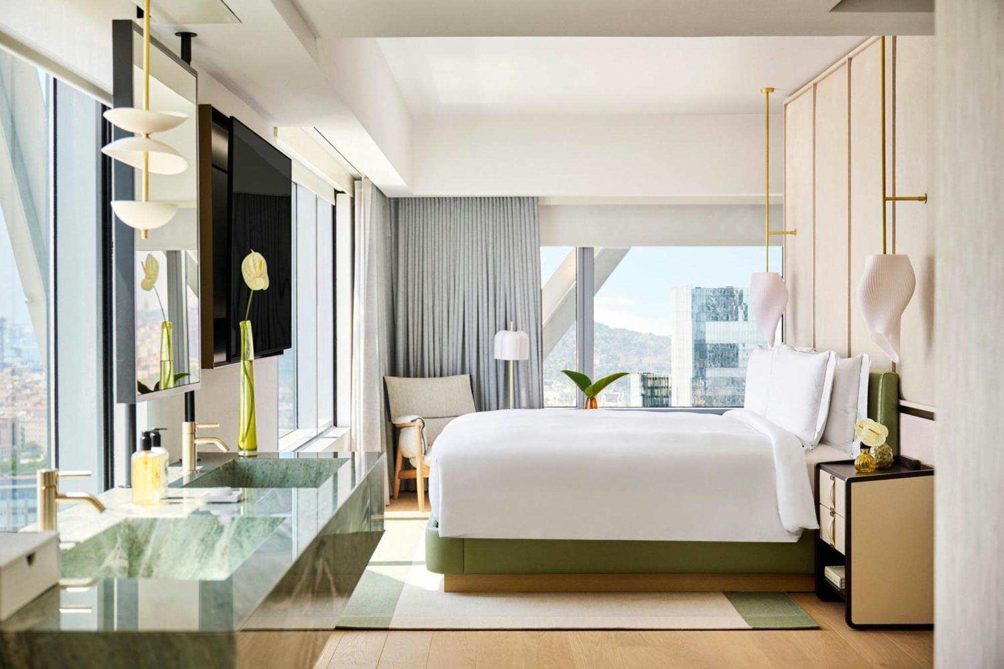 Suite Skyline de 1 dormitorio con vistas a la ciudad - 1 cama extragrande